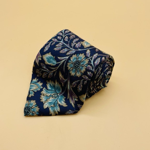 Kuppenheimer Other - Men's‎ Vintage Kuppenheimer Floral Print Colorful 100% Silk Made in USA